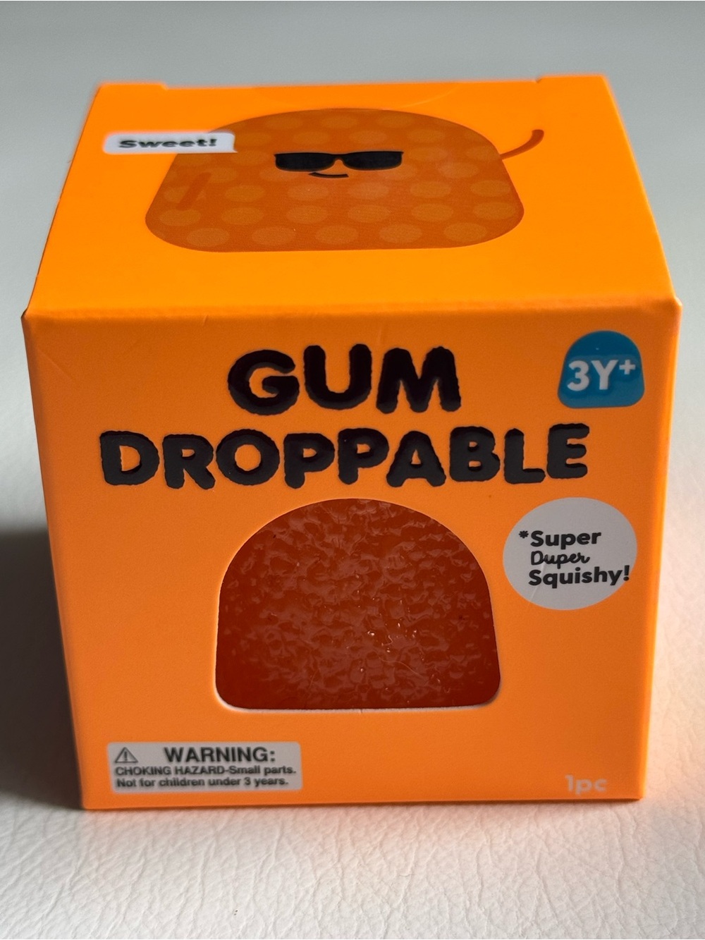 SHIPS TODAY! Gum Droppable Squishy Squeeze Fidget Orange Viral Toy J’adore
